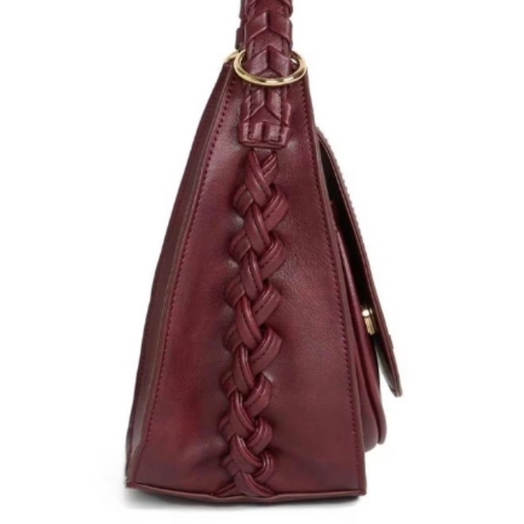 Mexx Stylish Maroon Burgundy Shoulder Bag - Picture 5 of 10